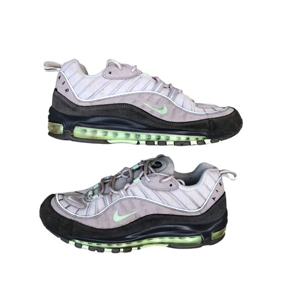 2018 Nike Air Max 98 Vast Grey Fresh Mint Size 10 - Picture 3 of 9